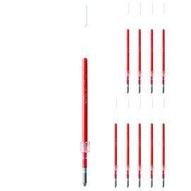 Uni SXR-10 Jetstream Ballpoint Pen Refill - 1.0 mm - Red 10 Set