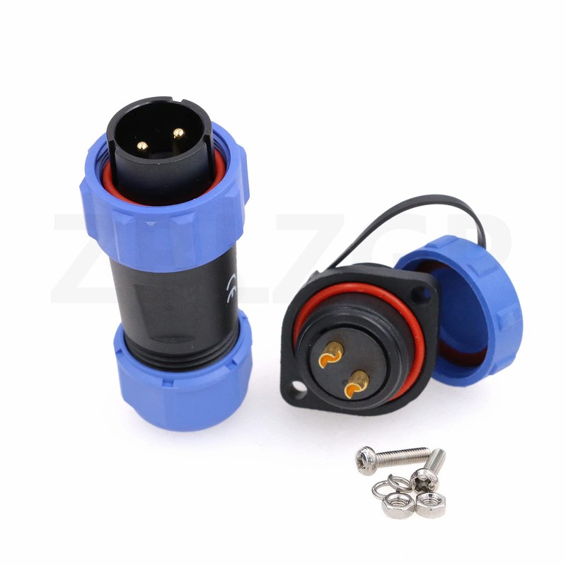 ZBLZGP WEIPU SP21 2 Pin Plastic IP68 Male Female Waterproof