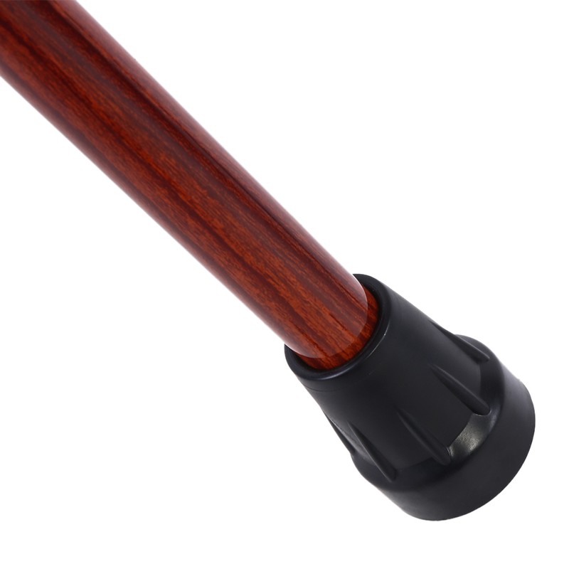 Metal Multi Function Telescopic Flashlight Lightweight Cane (Rosewood Color)
