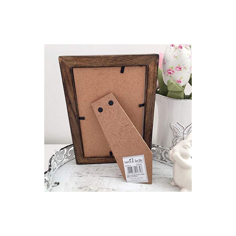 Sass & Belle Dark Brown Wood Photo Frame