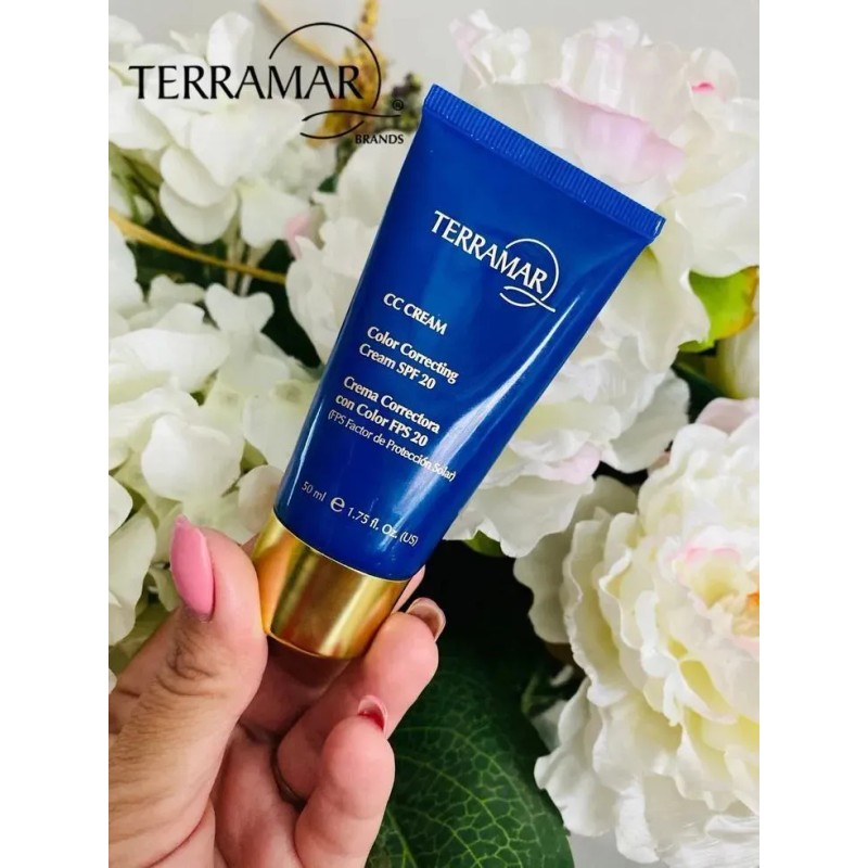 Cc Cream Terramar 50ml Fps 20 Acabado Natural Light