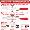 XLWJBES Terminal Removal Tool Kit - 41pcs Electrical Pin Removal