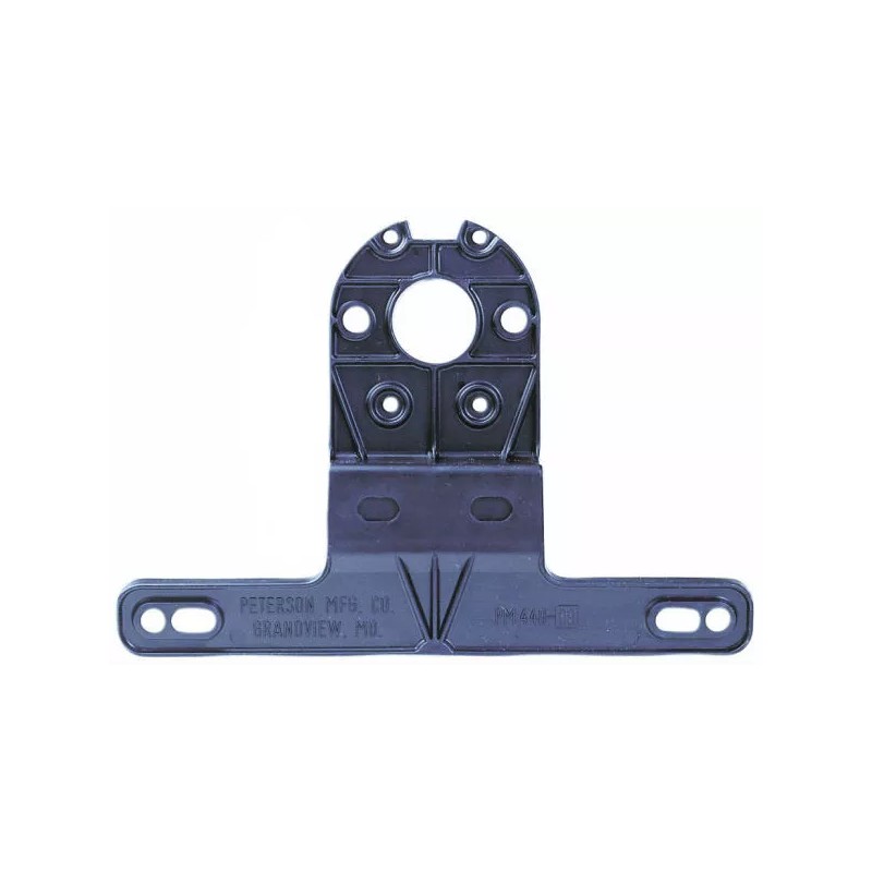 Peterson Taillight 440-09 Black Plated Poly Trailer License Plate Bracket