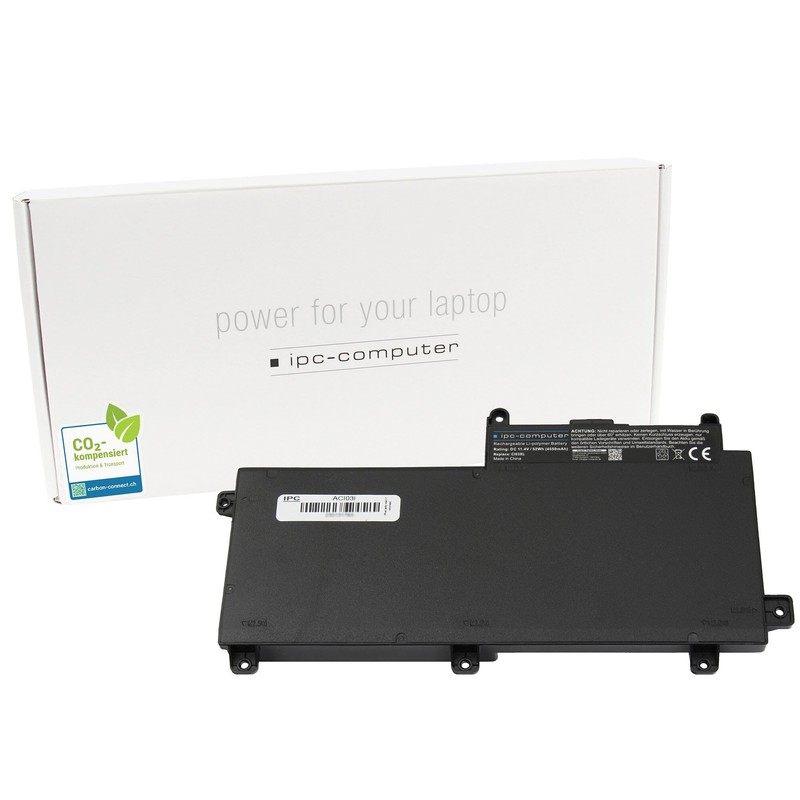 IPC-Computer Akku kompatibel zu HP ProBook 640 G2-801554-006 mit 52Wh