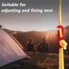 30 Pack Aluminum Alloy Guyline Tensioners for Outdoor Camping