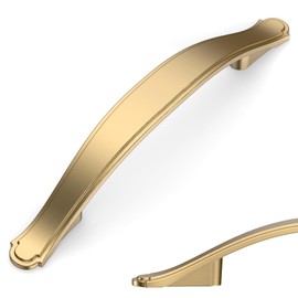 Asidrama 10 Pack 3.75 Inch(96mm) Champagne Bronze Kitchen Cabinet Handles Cabinet Pulls Kitchen Cabinet Hardware for Cupboard Drawer Pulls