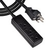 PowGrow Power Strip, 14AWG NEMA 6-15P 10ft Long Power Extension