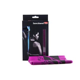 Sanctband Active EX-Band 2.5 Meter Retail Box Purple Size: 0.30Mm(T) x 15Cm(W) x 2.5M(L) Exercise Band (Heavy) Resistance Training