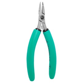 Excelta 7170EA Lazer Line Flush Cutter with Long Nose Medium Fine .03” x .022” Tip, Relieved Head & Ergonomic Anti-Static Handle, CNC-Machined Carbon Steel Precision Tool PCB & SMD Work, Made in USA