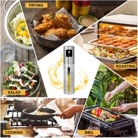 ZOBOOFIL Olive Oil Sprayer for Cooking, Olive Oil Sprayer for Air Fryers, Olive Oil Sprayer Mister Dispenser Bottle for Kitchen, Air Fryer, Salad, Baking, Roasting, Grilling, Frying (2)