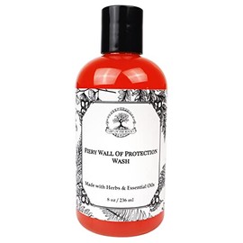 Fiery Wall of Protection Wash 8 oz Hoodoo Voodoo Wicca Pagan
