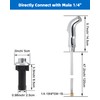Hygie Rinse Universal Kitchen Sink Faucet Sprayer Head Attachment Compatible