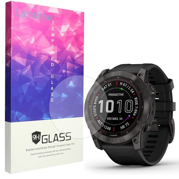 Compatible for Garmin Fenix 7X Screen Protector, Lamshaw [3 Pack]