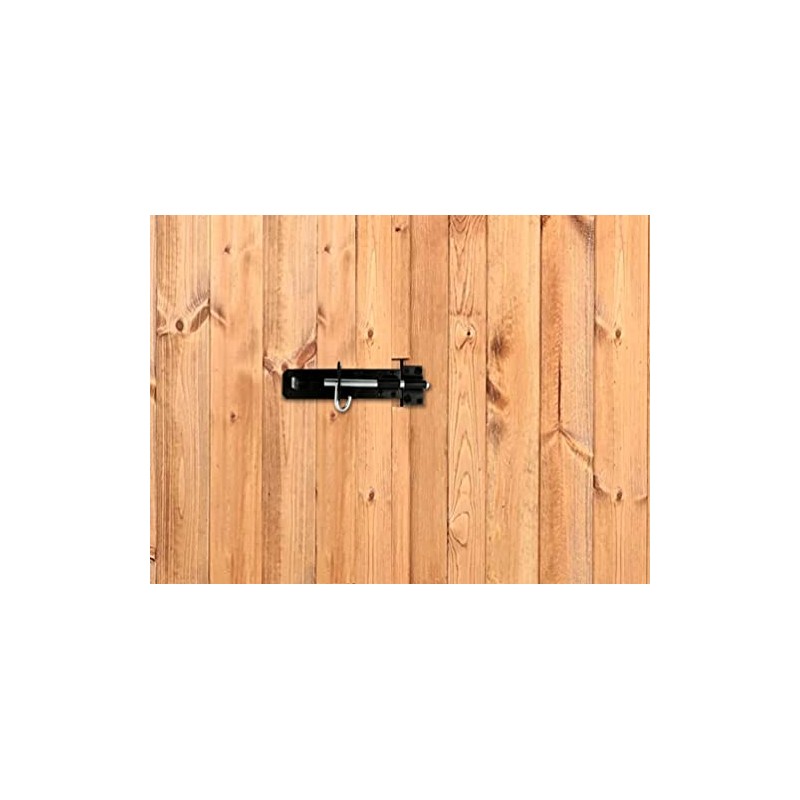 Infinity Decor Black Padbolt Brenton Bolts, 4” or 6” Steel