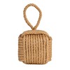 Creative Co-Op Nautical Rope Knot Decorative Cotton Door Stop, Jute