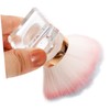 WOONEKY Ergonomic Nail Brush Gentle Bristles for Nail Art Small
