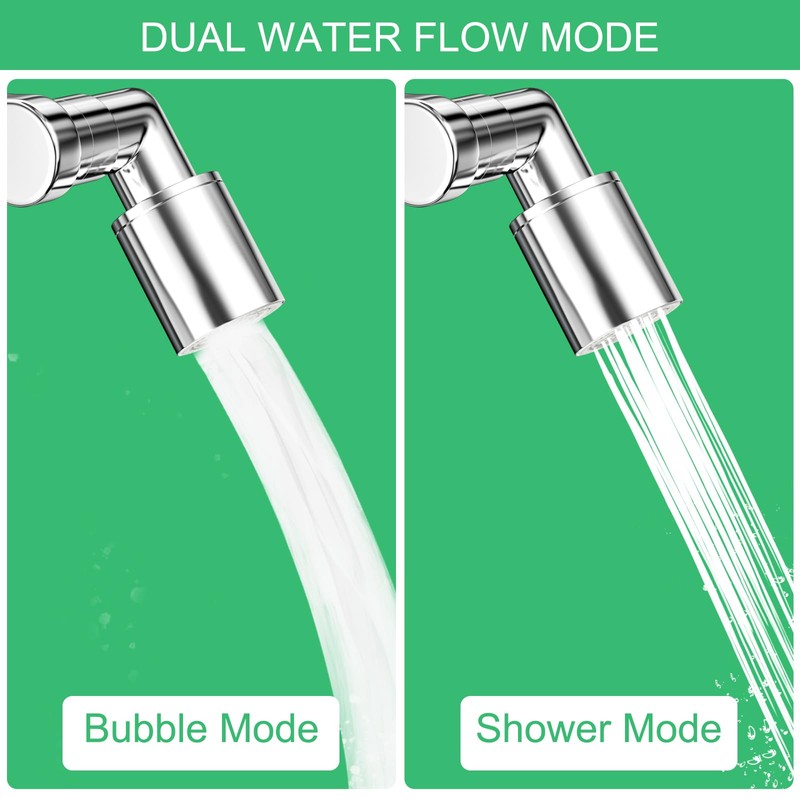 Ghazpmuk Tap Attachment, Rotating Tap Attachment, 1080° Rotating Multifunctional Extension
