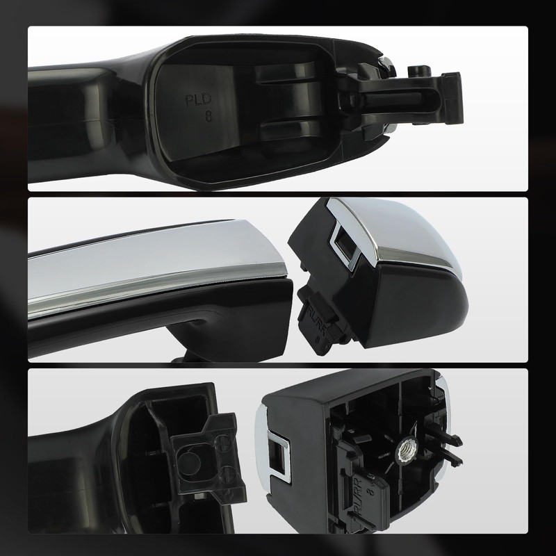 A-Premium Front Driver and Passenger Side Exterior Door Handle with
