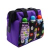 Yuanhe Bingo Dauber Tote Bag - Purple Bingo Pattern Handle
