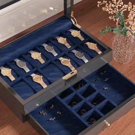 FANCYEASY Navy Blue Felt Drawer Liner Self Adhesive Velvet Flocking Contact Paper for Jewelry Box Lining Soft Velvet Fabric Roll for Dresser Removable Felt Fabric for DIY Craft Shelf Liner 15.7"x118"