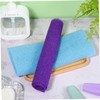 PACKOVE 4Pcs Exfoliating Body Washcloths Gentle Dead Skin Removal Nylon