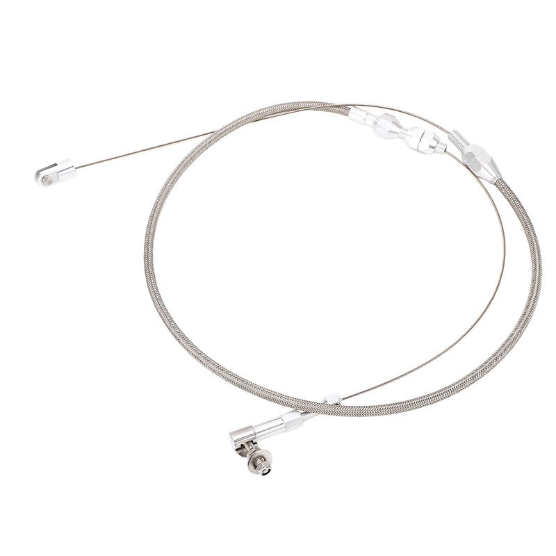 24in Throttle Cable Stainless Steel Flexible Easy Installation Throttle Wire