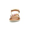 Kickers Girls' Betty Sandal, Fluo Yellow Silver 72