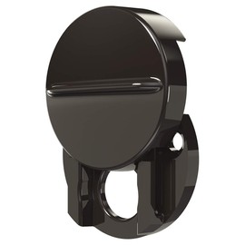 Prime-Line S 5088 Fixed Door Viewer Privacy Cover, 1-5/8 In. Outside Diameter, Plastic Construction, Brown Color (Single Pack)