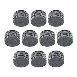 TA-VIGOR 100Pcs 25mm Wet and Dry Sanding Discs, 150 Grit 1 Inch Hook and Loop Sandpaper Electrostatic Sand Planting Silicon Carbide Sanding Discs