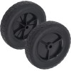 Unbranded 8 Inch Push Mower Wheels 2 Pcs 8" Black