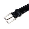KIETH Men's Belt, Antique Style Punched Leather, Black, 1.3 inches