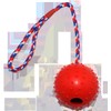 4 Pieces Dog Ball on Rope Interactive Dog Training Ball