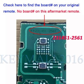 keymalll 2 231451-2561 HYQ14FBW Remote Key Fob for Toyota Corolla Cross 2022 23 2024 2025