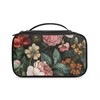 AZULCUSTO Retro Floral Cosmetic Bag Travel Makeup Bag Organizer Makeup