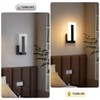 Pasoar Modern Wall Sconces Set of Two, Led Wall Light
