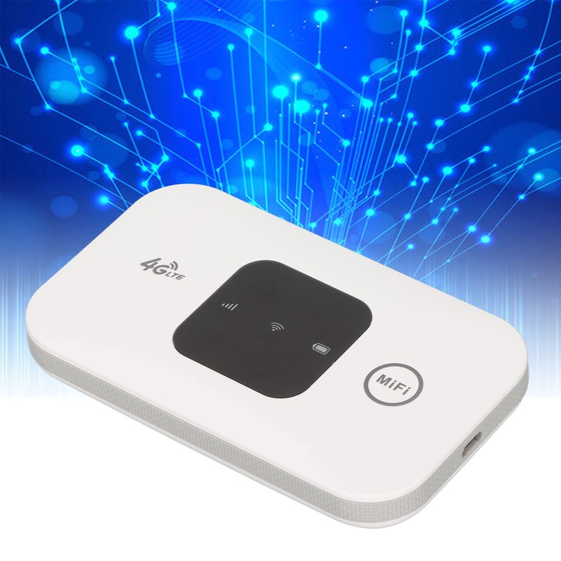 ASHATA Portable Internet Mobile Hotspot, SIM Card Wireless Portable WiFi,