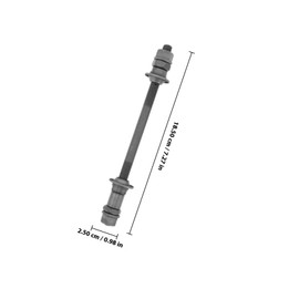 LIFKOME Heavy Duty Reinforced Rear Axle for Mountain Cars, Thick Rear Hub Shaft, High Strength Gray Coating, Bicycle Rear Hub Axle, Road Mountain Bike Compatible