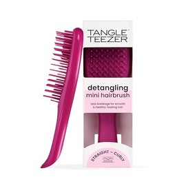 Tangle Teezer Ultimate Detangler Small - For Wet & Dry Hair - Detangling Brush for All Hair Types - Perfect Hair Brush for Kids & Travel - Raspberry Pink