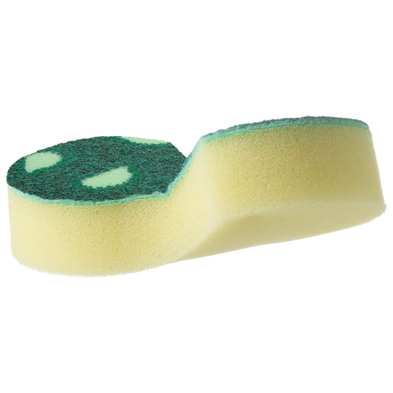 Spontex Easy Sponge Scourer, 2 Pack, Green, 70 x 23