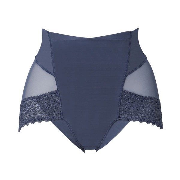 Bradelis New York Women's Shaping Panties, Front Cross Slim Lacy Shorts, ink blue
