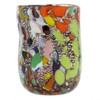 Glass Of Venice Murano Drinking Glass - Silver Foil Millefiori