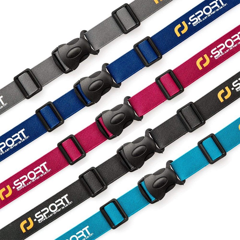 RJ-Sport Triathlon Race Number Belt, Running Strap with Numbers &