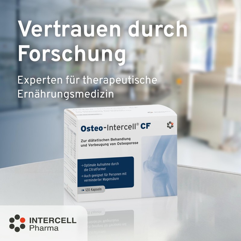 Osteo-Intercell CF (120 Capsules) - High Dose Calcium Citrate with