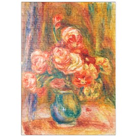 Vase of Roses (c. 1890-1900) by Pierre-Auguste Renoir - Premium 200 Piece Puzzle - MyPuzzle Special Collection by Æpyornis