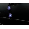 XtremeAuto® 4 x BLUE, Car Door Safety Reflectors/Protectors, FRONT and