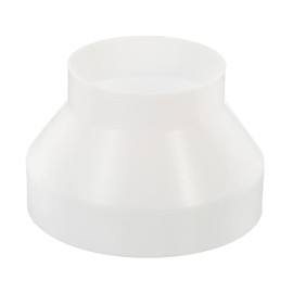 PATIKIL 7" to 4.5" Duct Reducer, ABS Ducting Airflow Tube Increaser Adapter Pipe Fitting for HVAC Heating Cooling Air Ventilation Systems