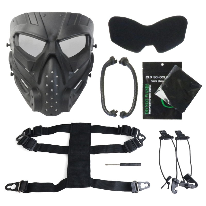 SHENKEL SHENKEL Anti-Fog Cross Included 2WAY Full Face Face Guard