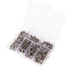 200PCS Hex Bolts Screw 304 Stainless Steel Anti Oxidation Metric