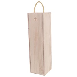 Operitacx 1 Piece Cardboard Wine Wooden Box Decorative Wine Box Wine Packaging Wine Box for Household Wine Display Case Carry Bag for Wine Bottles Packaging for Wine Woods