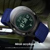Sports Watch for Men Nylon Strap Hiking Watch Metronome Compass